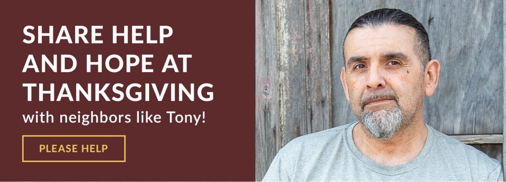 Share Help and Hope at Thanksgiving