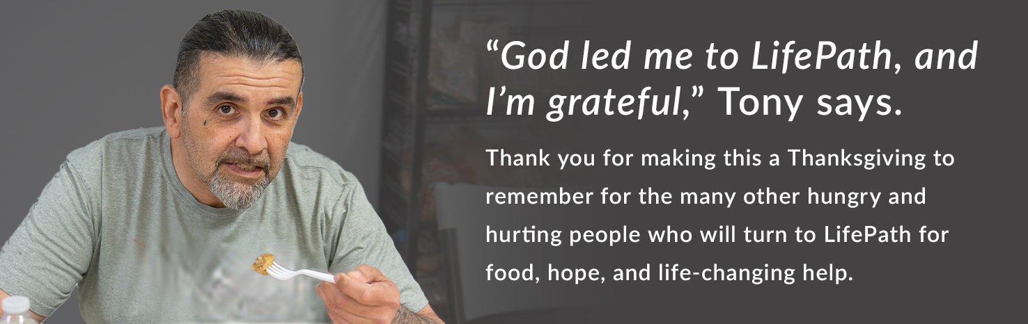"I'm grateful", Tony says